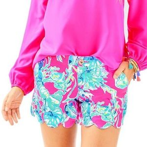 LILLY PULITZER LOBSTERS IN LOVE BUTTERCUP SHORTS!